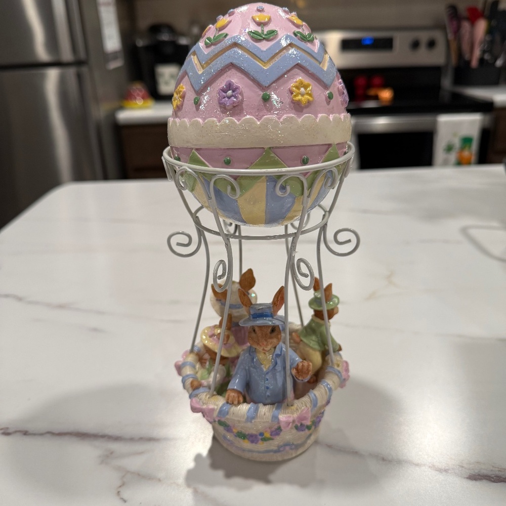 Rare Joelson English Bunny Family Balloon Adventure, In Box